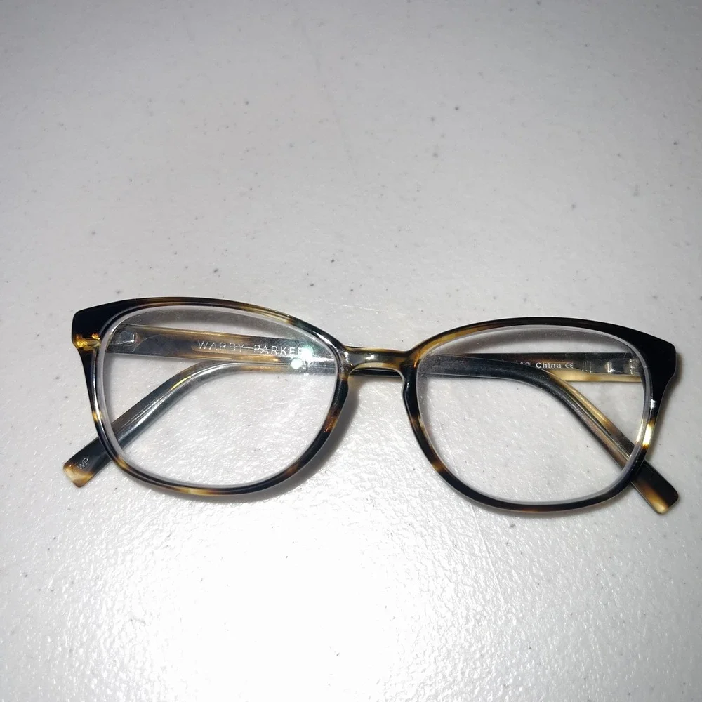 Warby Parker Womens Eyeglasses Frame CLEMENS +2.50 M 256 BrownTortoise 54-16-142